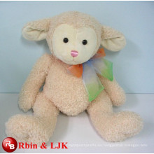 Cumple EN71 y ASTM estándar ICTI peluche de juguete de fábrica de peluche de color rosa oveja de juguete
